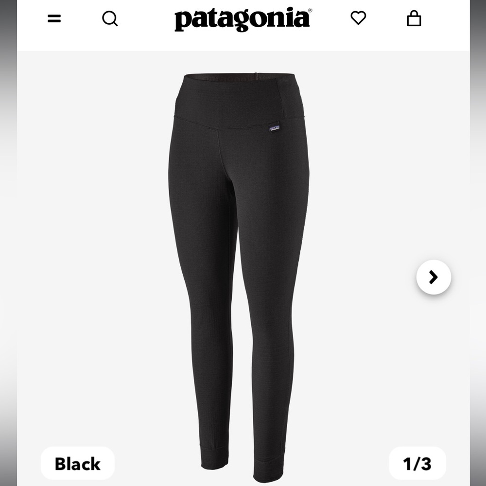 Patagonia Women’s XS Capilene Baselayer Pant